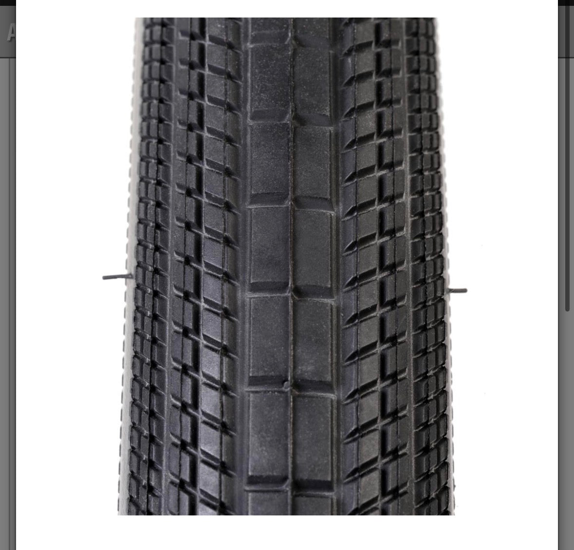 Tioga Powerblock 20” Tyre by SSS Racing: black rubber, high-tork tread, square block pattern, rugged nylon bead, matte finish.