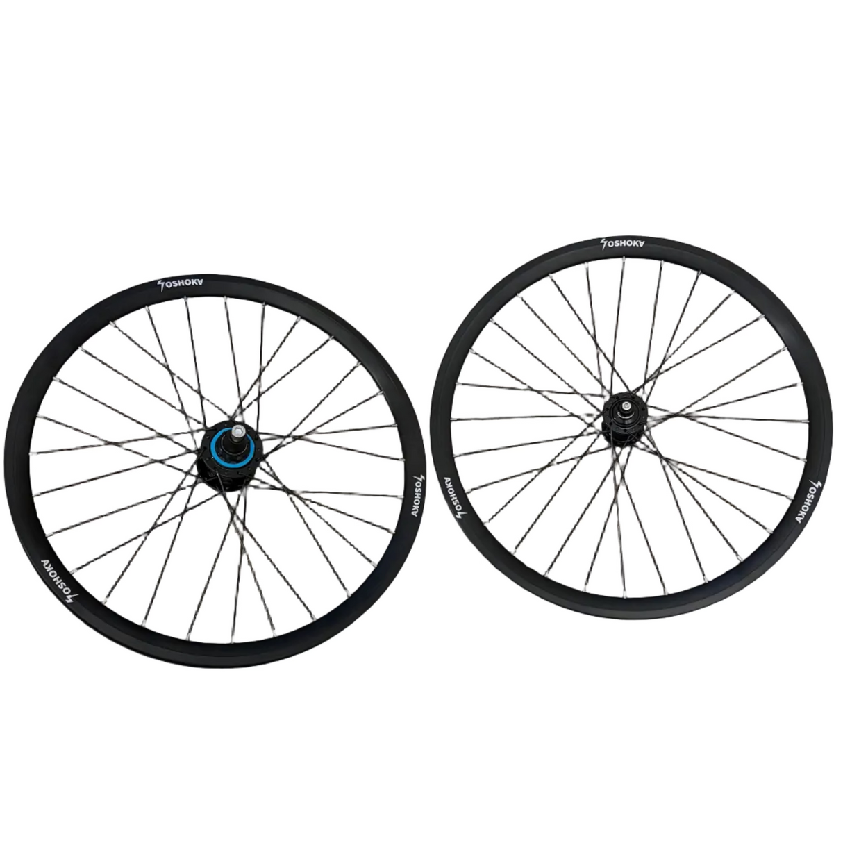 Yoshoka Aluminium BMX Race Wheelset Mini/Expert 20x451 Black