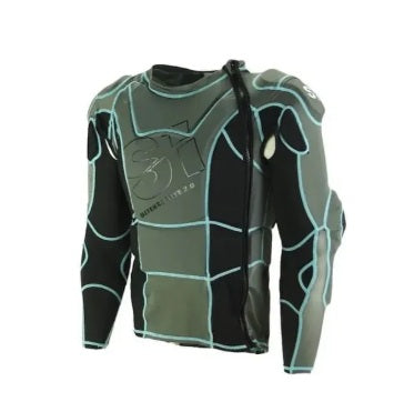 S1 Defence Elite 2.0 High Impact Body Protection Armour Jacket Black/Blue