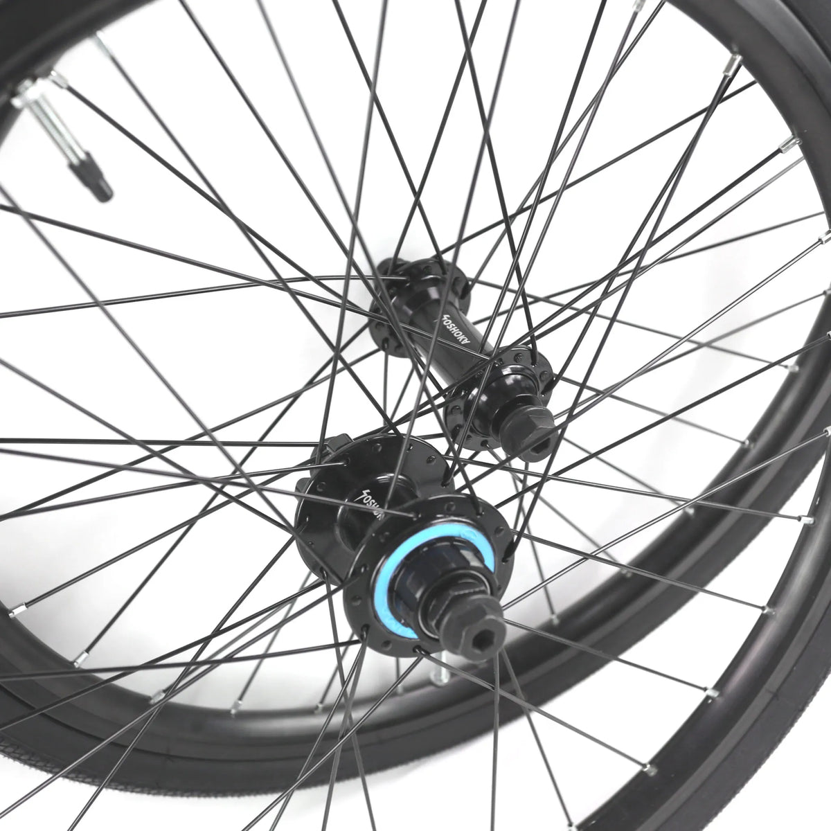 Yoshoka Aluminium BMX Race Wheelset Mini/Expert 20x451 Black