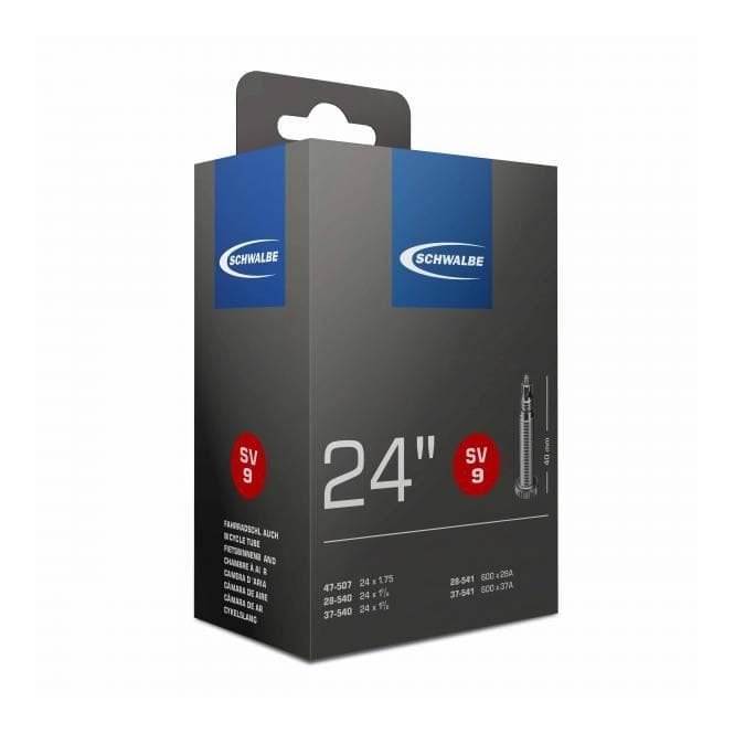 Schwalbe Inner Tube 24" Cruiser Presta Valve SV9 1-1/8", 1-3/8" and 1.75"