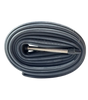 SSS Racing Bombshell Inner Tubes FV60 20” 1-3/8” black rubber tube with metal valve, rugged gray-blue coating, neatly coiled.