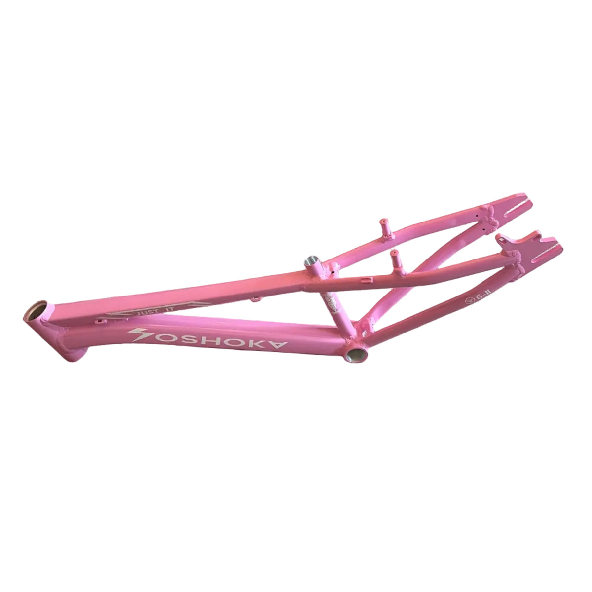 YOSHOKA Cruiser JUNIOR 18.5”TT BMX Race Frame (Disc and V Brake) Pink