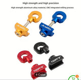 Toopre Chain Tensioner by SSS Racing: anodized aluminum in blue orange red black; CNC precision, compact round clamp finish.