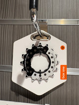 Box One Single Speed Aluminium Cogs (Sprocket / Rear Cog) SSS Racing black aluminium with perforated ring and teeth visible