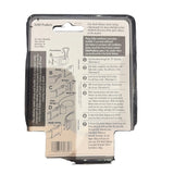 Echo Quick Release Helmet Buckle packaging shows a beige label with black text, rounded hanging hole, and dark frame visible.