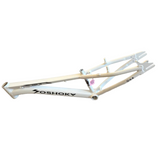 YOSHOKA Cruiser EXPERT 19.5”TT BMX Race Frame (Disc and V Brake) White