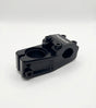 SSS Racing Yoshoka Stem 1-1/8” Steerer 45mm black anodized aluminum, precision machined, top clamp bolts, compact, rugged.