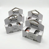 SSS Racing Box One Rim Tape (Adhesive) 20" or 24" white/red printed tape on silver gray boxes with metallic hangers today