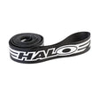 Halo Nylon Rim Tape Strips - 20" black nylon tape with bold white Halo logo, 20-inch roll, SSS Racing branding for wheels.
