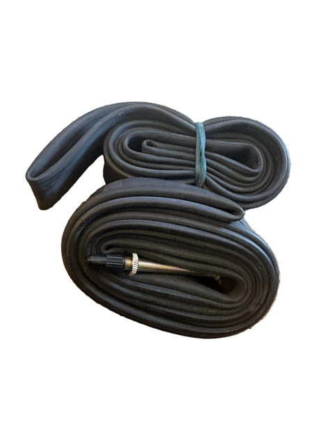 SSS Racing Bombshell Inner Tubes FV60 20” 1-3/8” black rubber bicycle tubes, coiled with metal valve, sturdy, quality bundle