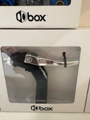Box Three V-Point Short Reach Brave Lever by SSS Racing in black plastic body with chrome silver lever, integrated mount.