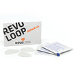 SSS Racing Revoloop Inner Tube Repair Kit TPU in white box, bold logo, orange REPAIR KIT text, and white patches included.