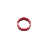 SSS Racing Yoshoka Alloy Headset Spacers 1-1/8" (Pack of 3) red anodized aluminum spacers, CNC machined, bright crimson colour.