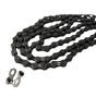 SSS Racing Bombshell Black 3/32" Chain with matte black steel links, rugged construction for durability built tough daily