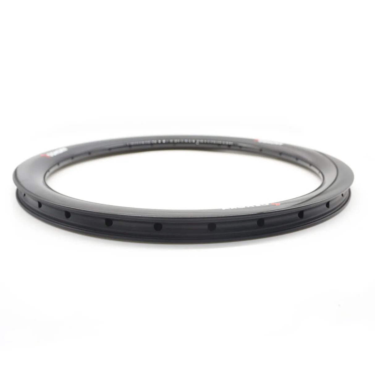 SSS Racing Yoshoka Expert Carbon Rims 28H in matte black carbon fiber with drilled holes and sleek, rounded profile finish