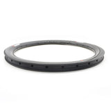 SSS Racing Yoshoka Expert Carbon Rims 28H in matte black carbon fiber with drilled holes and sleek, rounded profile finish