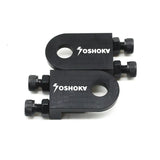 Yoshoka One-Hole Version Chain Tensioner by SSS Racing: black anodized aluminum body, matte finish, hex bolts, hole clamp.