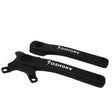 Yoshoka 2-Piece Cranks (HX2) matte black aluminum, silver logo, CNC-machined edges, rugged race-ready aesthetic by SSS Racing