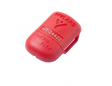 Red PRO CHIP transponder with  'MYLAPS' branding on a white background