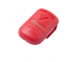 Red PRO CHIP transponder with  'MYLAPS' branding on a white background