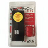 ProChip Flex packaging with timing chip and black band, MYLAPS branding visible