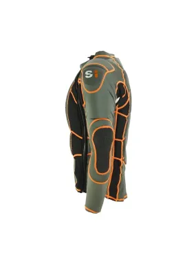 S1 Defence Pro 2.0 High Impact Body Protection Armour Jacket Black/Orange