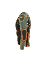 S1 Defence Pro 2.0 High Impact Body Protection Armour Jacket Black/Orange