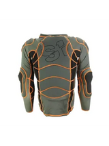 S1 Defence Pro 2.0 High Impact Body Protection Armour Jacket Black/Orange