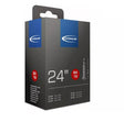 Schwalbe Inner Tube 24" SV10 1.5-2.5", black rubber with blue Schwalbe logo, red SV10 badge.