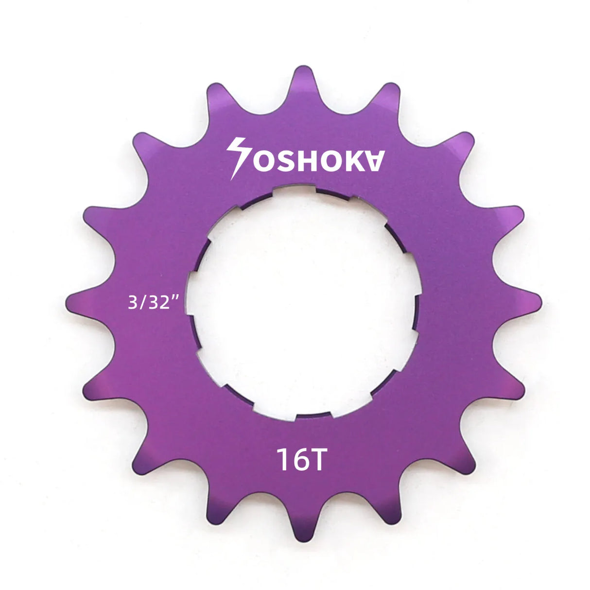 Purple sprocket with 'Yoshoka' branding on a white background
