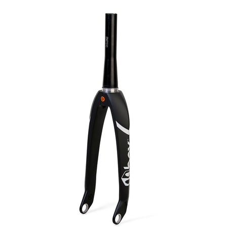 Box One Oversized X5 Pro Carbon Forks Tapered 1-1/8 24" Cruiser matte-black carbon forks, tapered steerer. 