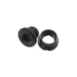 Yoshoka Titanium Chainring Bolts (8.5x4mm) by SSS Racing, black titanium, hex-socket heads, matte finish, lightweight slim.